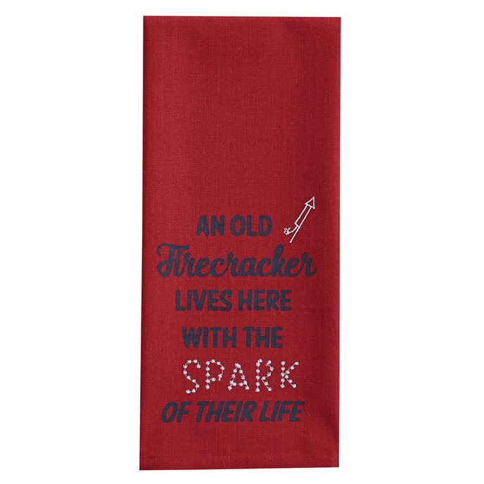 Old Firecracker Printd Dishtowel Thumbnail