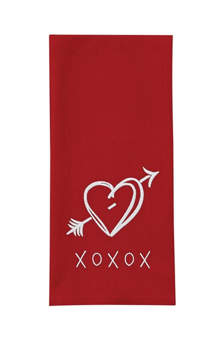 Xoxo Embroidered Dishtowel Thumbnail