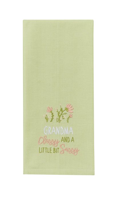 Grandma Classy And Sassy Emb Dishtowel Thumbnail