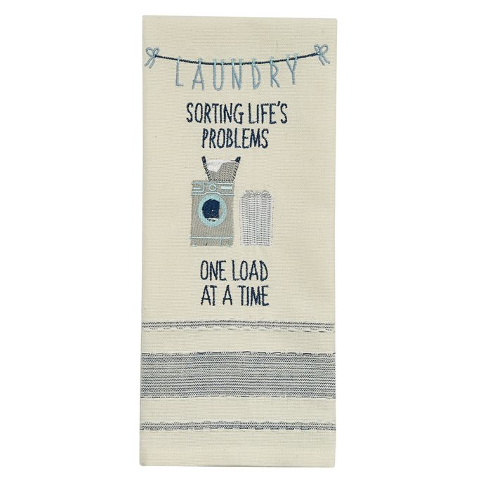 Laundry Embroidered Dishtowel Thumbnail