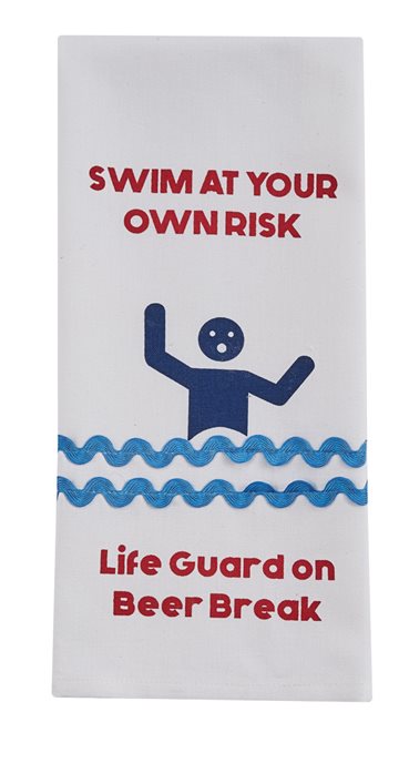 Lifeguard On Break Dishtowel Thumbnail