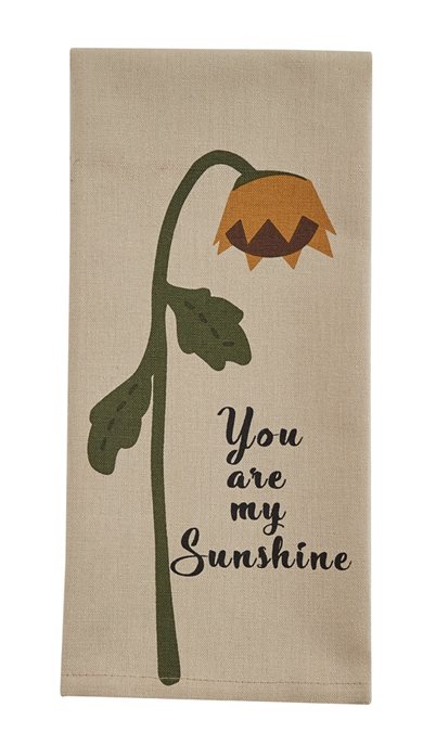 Sunshine Print Dishtowel Thumbnail