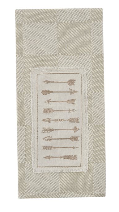 Arrow Patch Embroidered Dishtowel Thumbnail