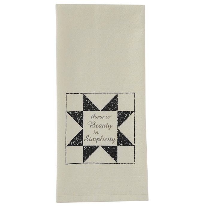 Quilt Beauty In Simplicity Printed Dishtowel Thumbnail