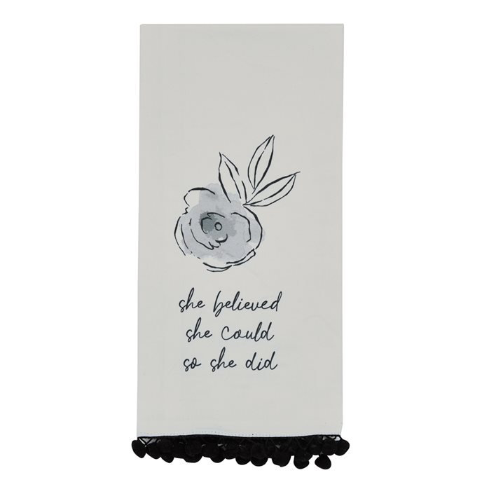 She Believed She Could Decorative Dishtowel Thumbnail