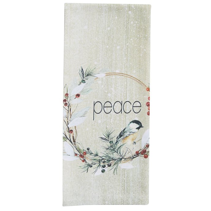 Peace Printed Dishtowel Thumbnail