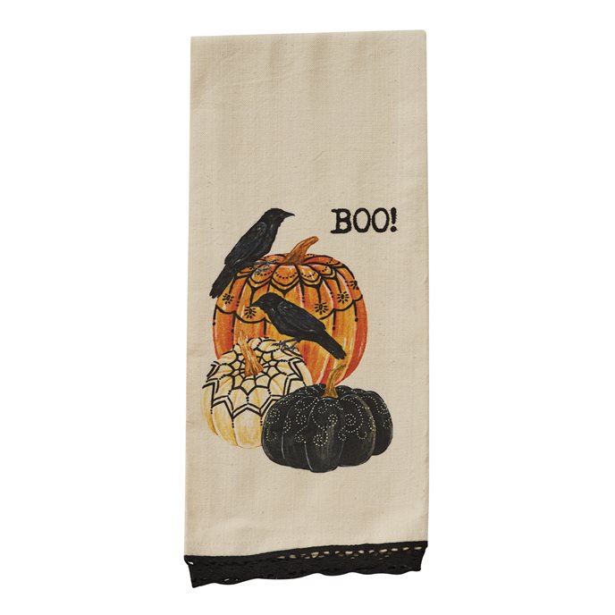 Boo And Pumpkins Dishtowel Thumbnail