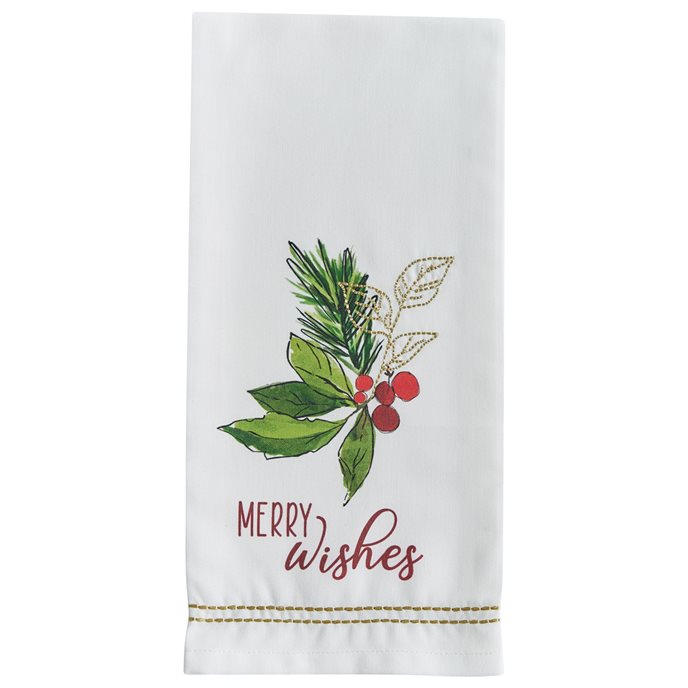 Merry Wishes Dishtowel Thumbnail