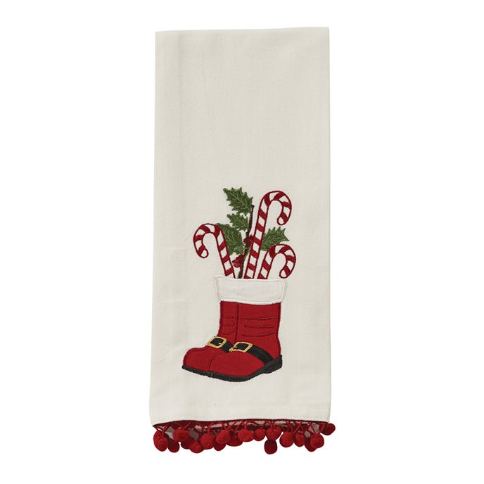 Santa'S Boots Dishtowel Thumbnail