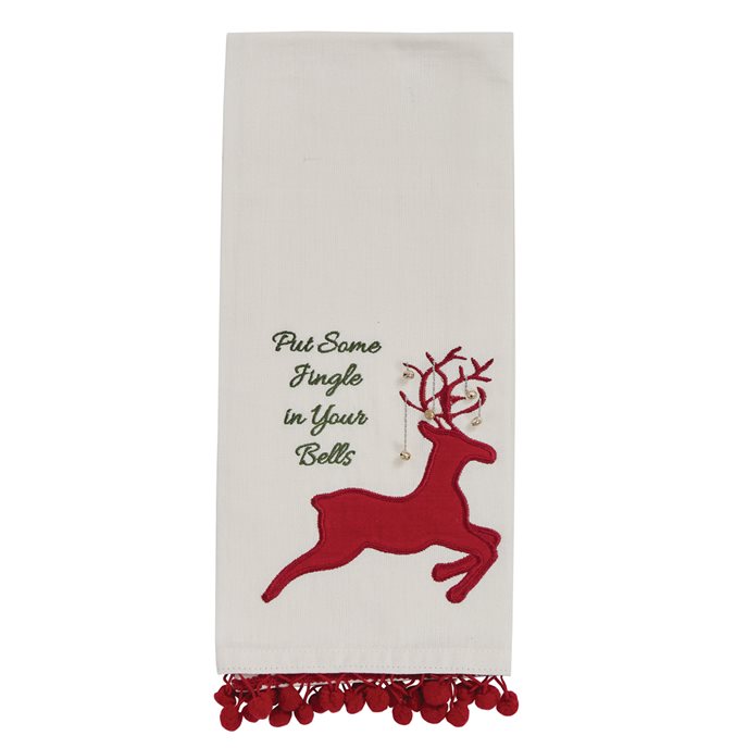 Reindeer Jingle Dishtowel Thumbnail