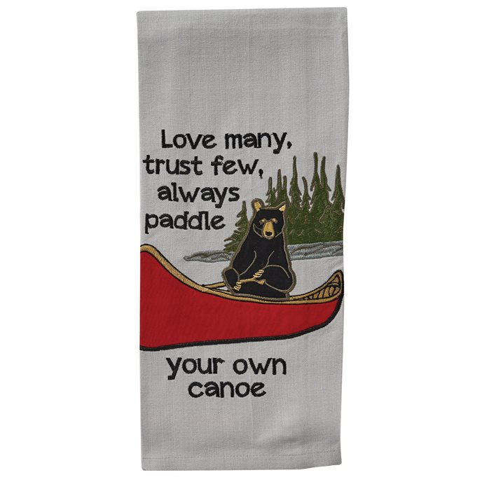 Paddle Your Own Canoe Dishtowel Thumbnail