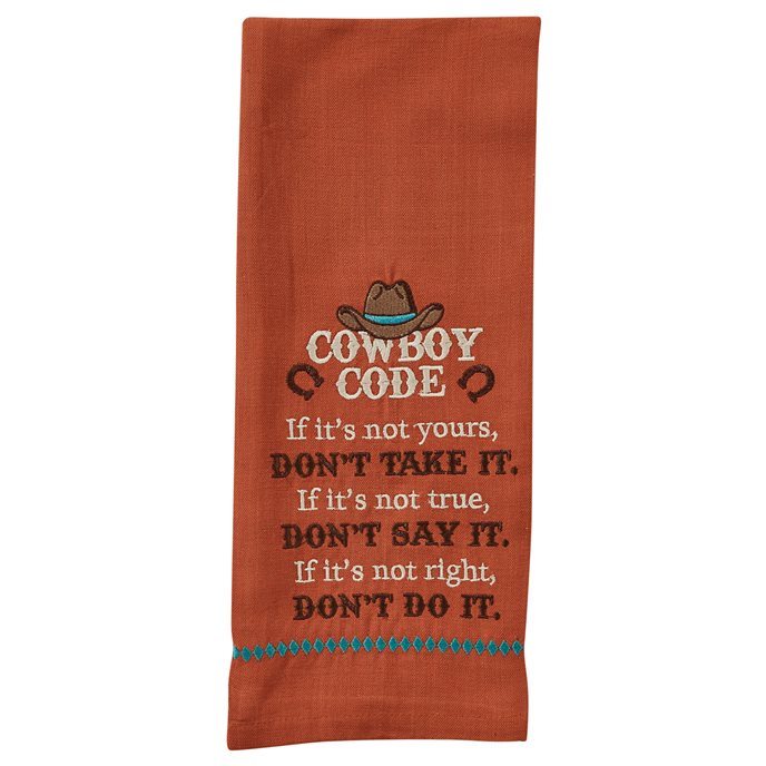 Cowboy Code Dishtowel Thumbnail