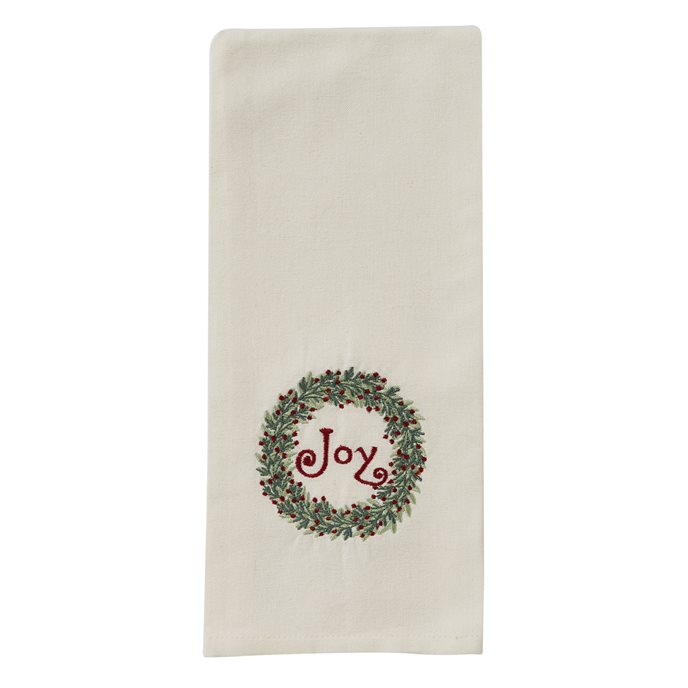 Joy Wreath Dishtowel Thumbnail