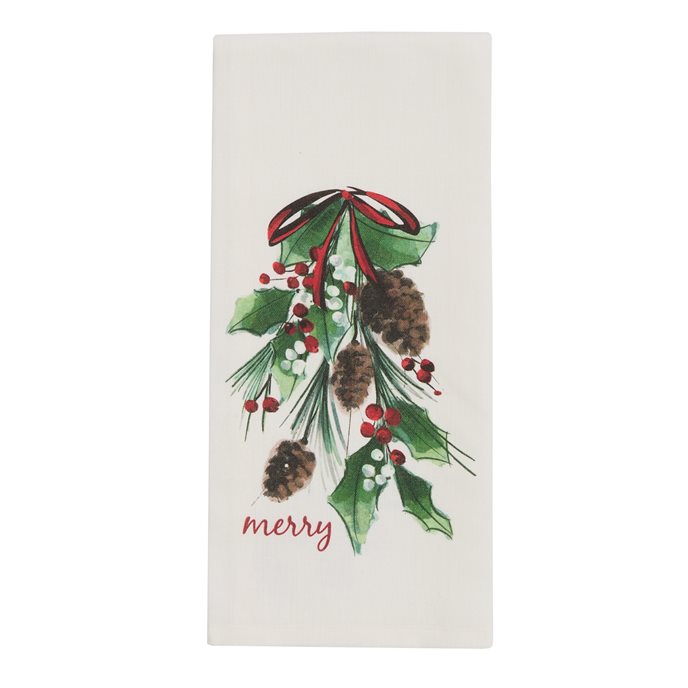 Merry Swag Dishtowel Thumbnail