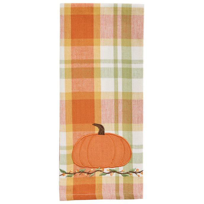 Applique Pumpkin Dishtowel Thumbnail