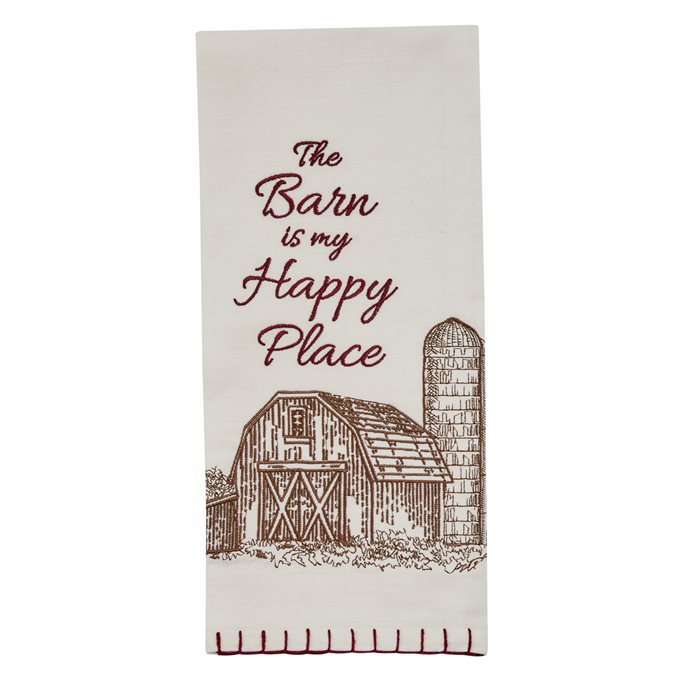 Barn Happy Place Dishtowel Thumbnail