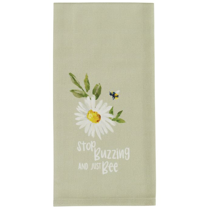 Stop Buzzing Decorative Dishtowel Thumbnail