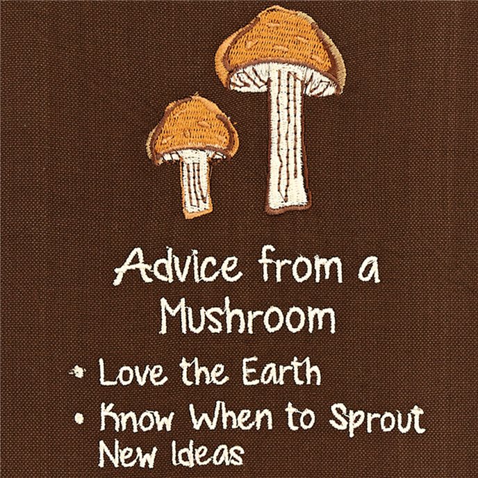 Park Designs Advice From Mushroom Dishtowel