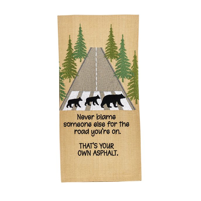 Your Own Asphalt Dishtowel Thumbnail