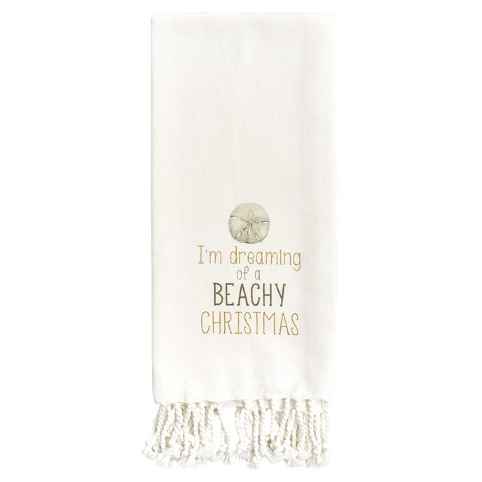 Beachy Christmas Decorative Dishtowel Thumbnail