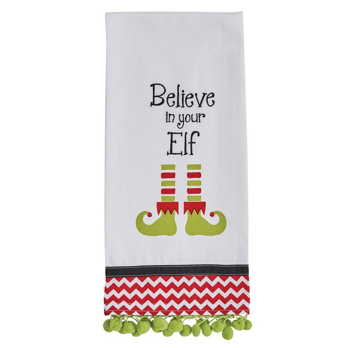 Believe In Your Elf Decorative Dishtowel Thumbnail