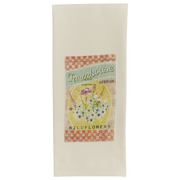 Farmhouse Seed Co. Wildflowers Dishtowel Thumbnail