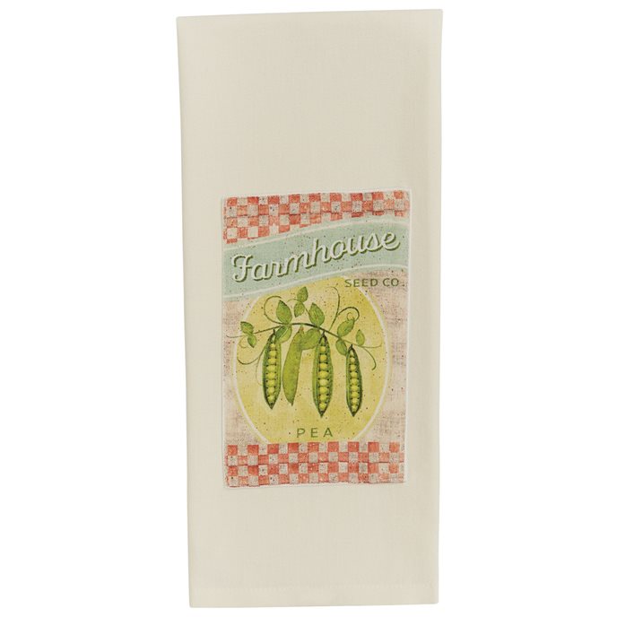 Farmhouse Seed Co. Peas Dishtowel Thumbnail