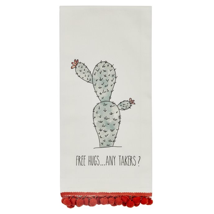 Free Hugs Printed Dishtowel Thumbnail