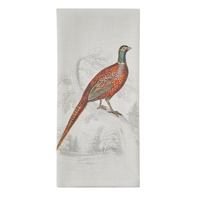 Pheasant Printed Dishtowel Thumbnail