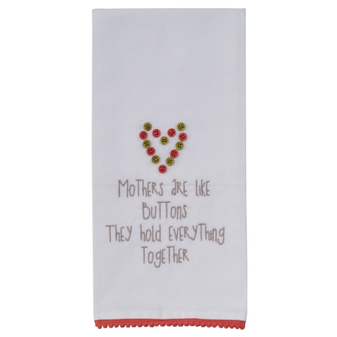 Mother'S Are Like Buttons Dishtowel Thumbnail