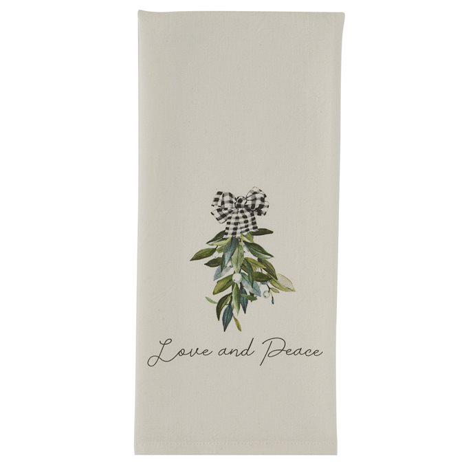 Love And Peace Dishtowel Thumbnail