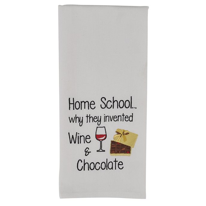 Home School Embroidered Dishtowel Thumbnail