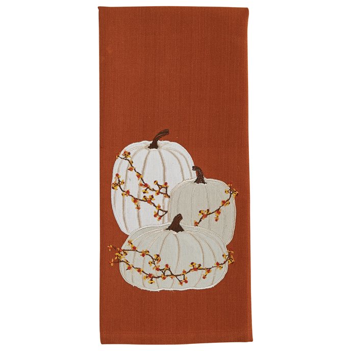 Cream Pumpkins Dishtowel Thumbnail