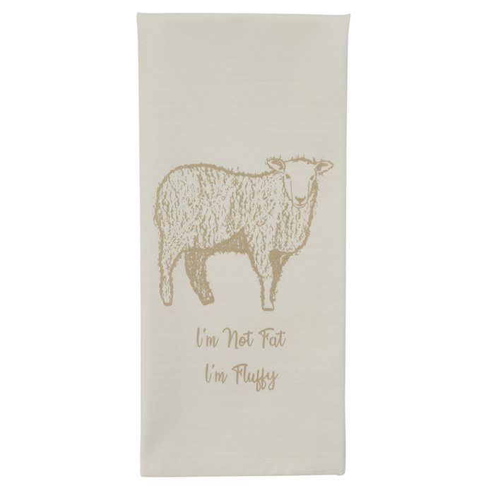 I'M Fluffy Printed Flour Sack Dishtowel Thumbnail