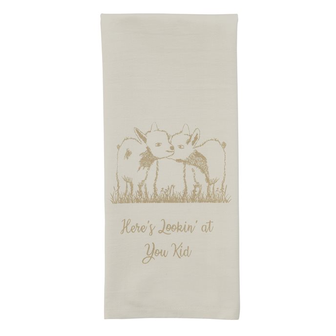 Here'S Lookin' At You Kid Printed Flour Sack Dishtowel Thumbnail