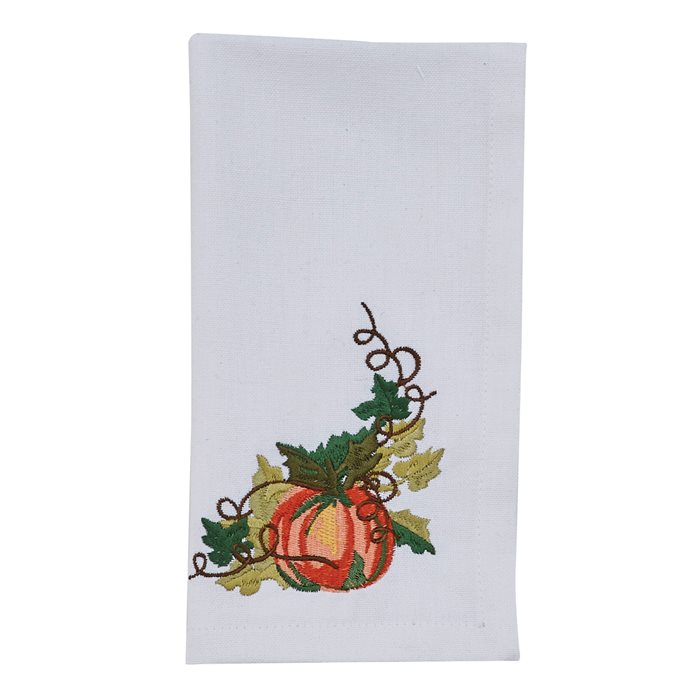 Harvest Pumpkn Embroidered Napkin Thumbnail