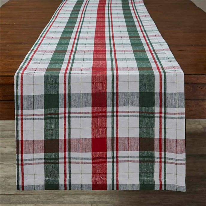 Winter Botanic Plaid Table Runner 15X72 Thumbnail