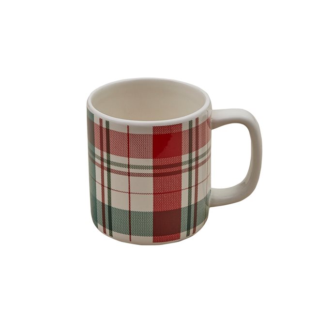 Winter Botanic Plaid Mug Thumbnail