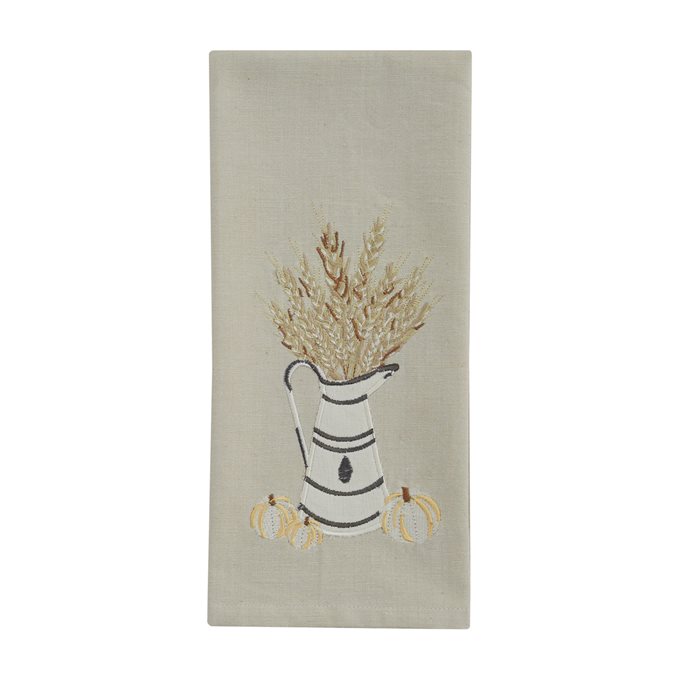 White And Wheat Decorative Dishtowel Thumbnail