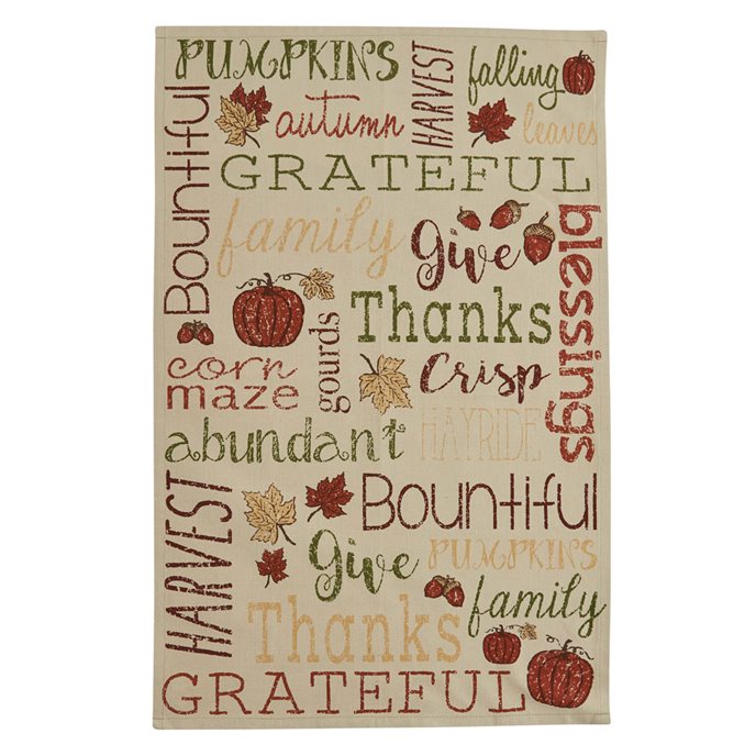 Harvest Sentiments Dishtowel Thumbnail