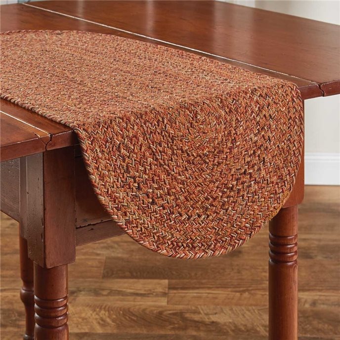 Allspice Braided Table Runner 15X36 Thumbnail