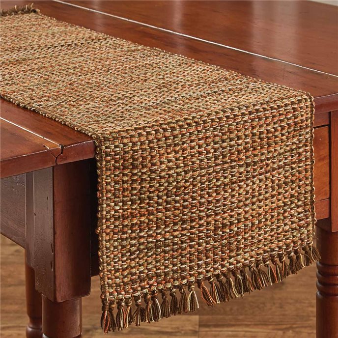 Harvest Tweed Table Runner 13X36 Thumbnail