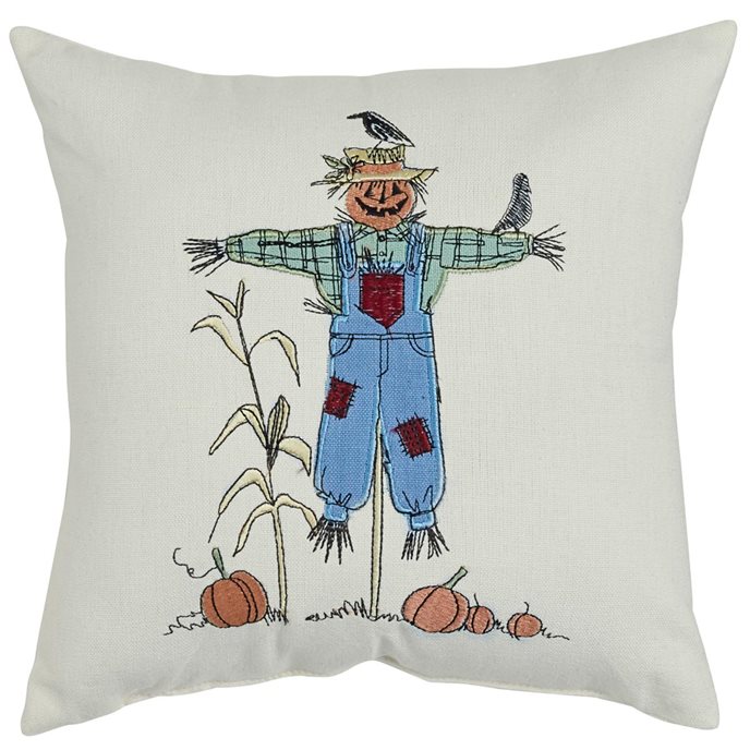 Scarecrow Applique Pillow 10"" Thumbnail