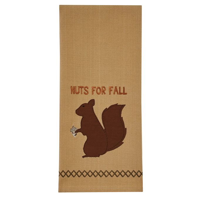 Nuts For Fall Applique Dishtowel Thumbnail