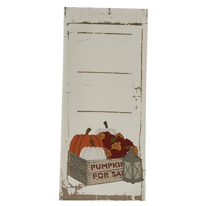 Crate And Pumpkins Printed/Embroidered Dishtowel Thumbnail