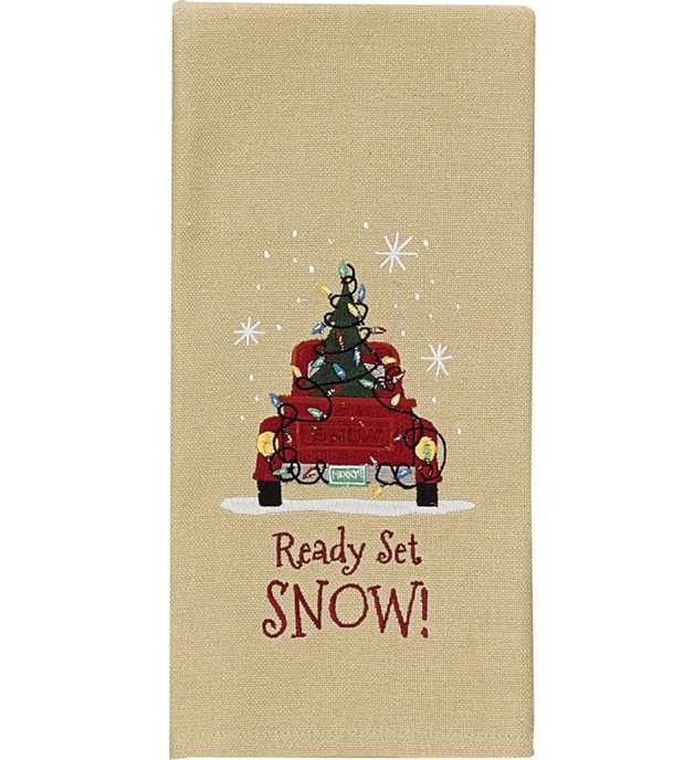 Ready Set Snow Dishtowel Thumbnail