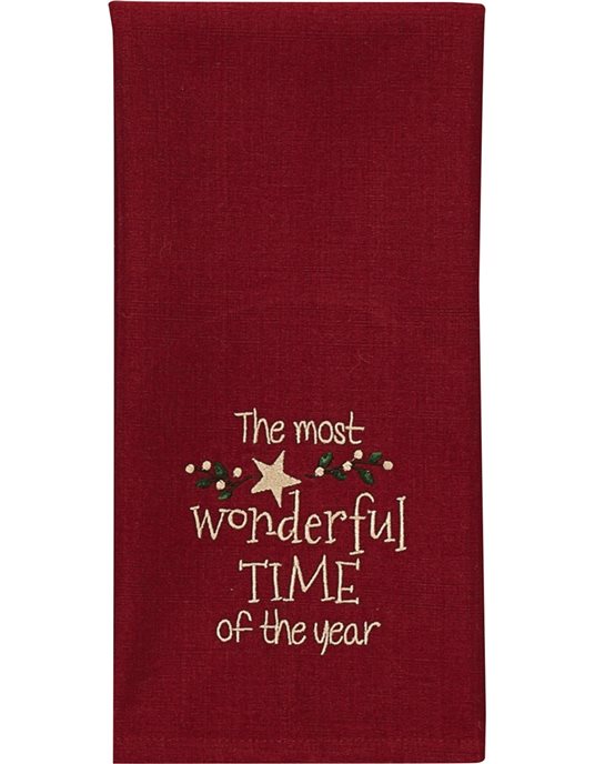 The Most Wonderful Time Dishtowel Thumbnail