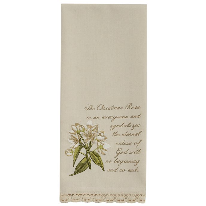 Christmas Rose Dishtowel Thumbnail