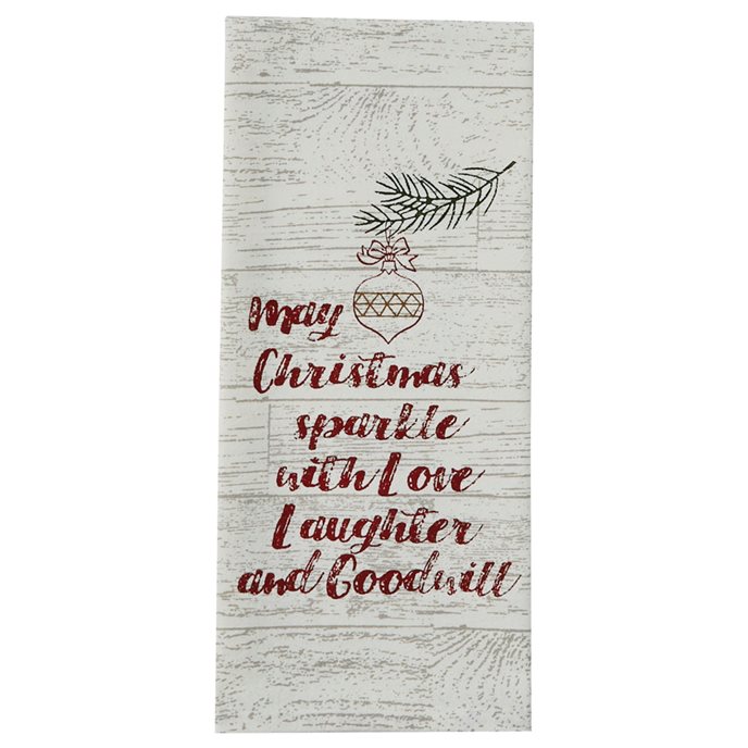 May Christmas Printed Dishtowel Thumbnail