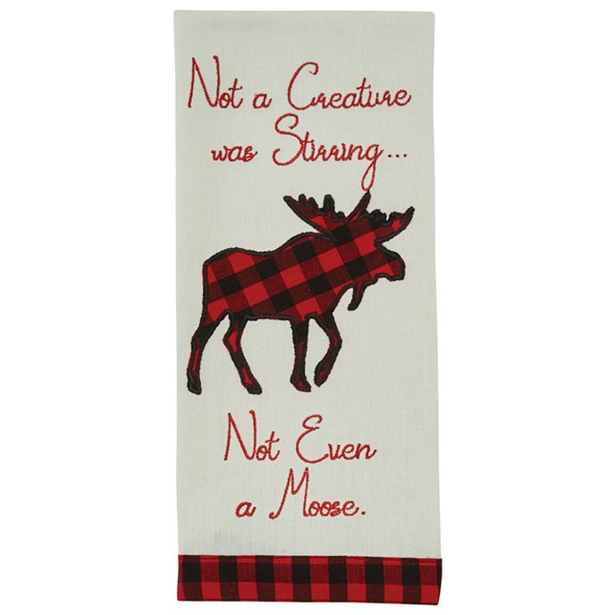 Not A Creature Was Stirring Dishtowel Thumbnail